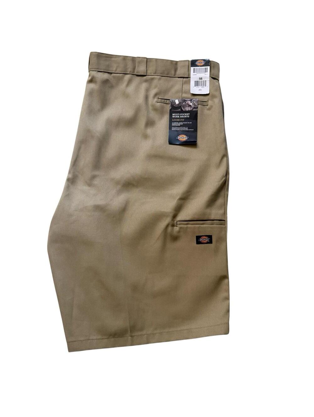 Dickies Loose Fit Multi-Pocket Work Shorts Beige Size 56 MPN 42239KH